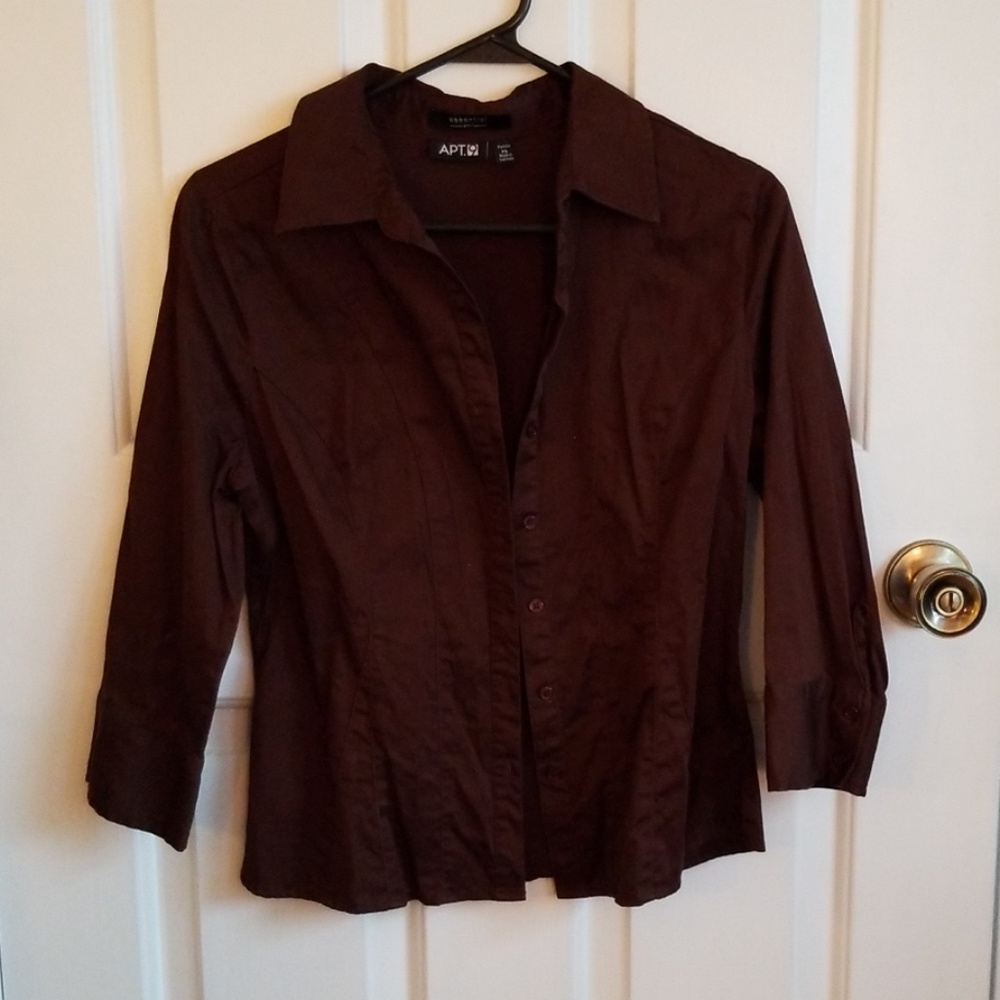 Brown Button Down